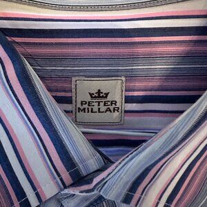 Mens Peter Millar long sleeve dress shirt XL